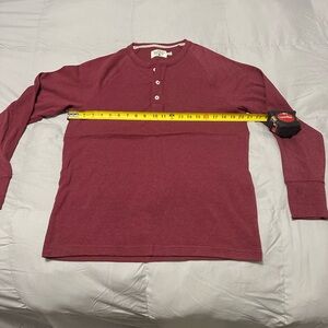 The Normal Brand long sleeve Henley shirt. Men’s medium.